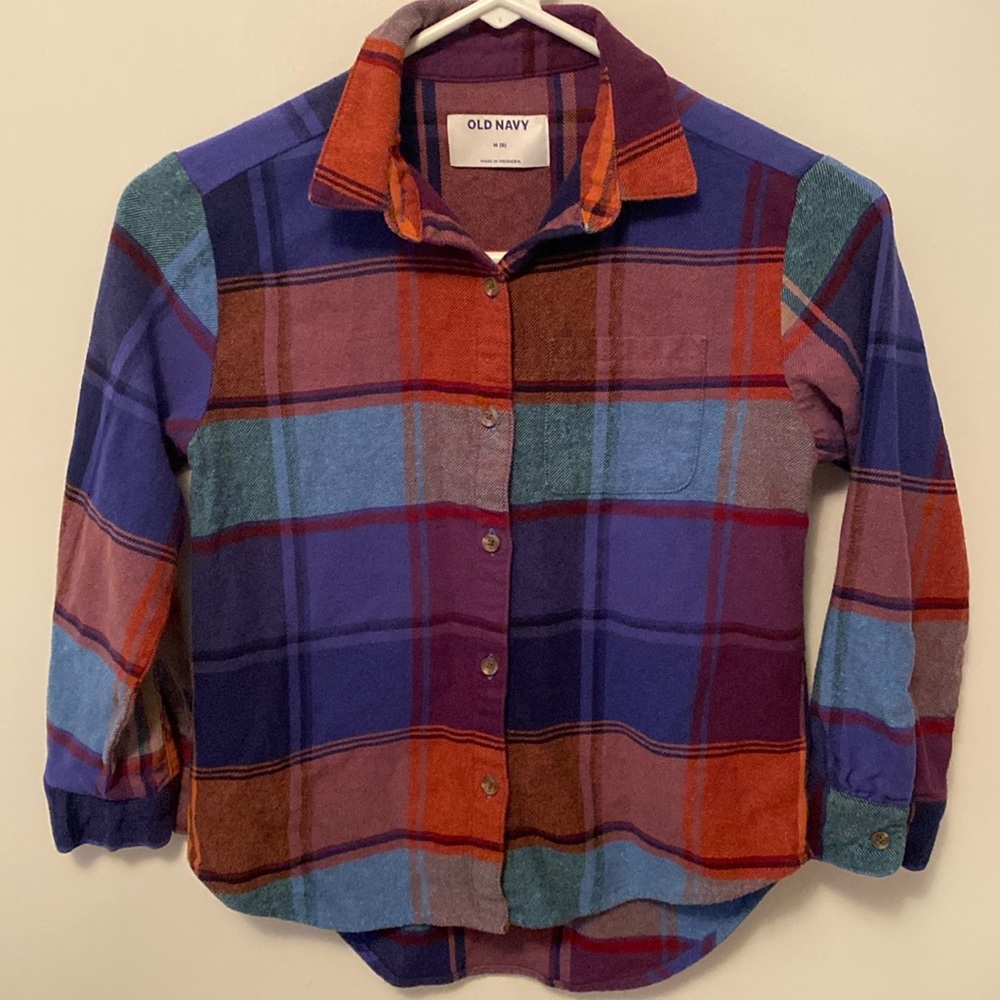 Old Navy Plaid Button Down Shirt